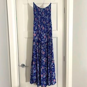 Strapless Summer Maxi Dress